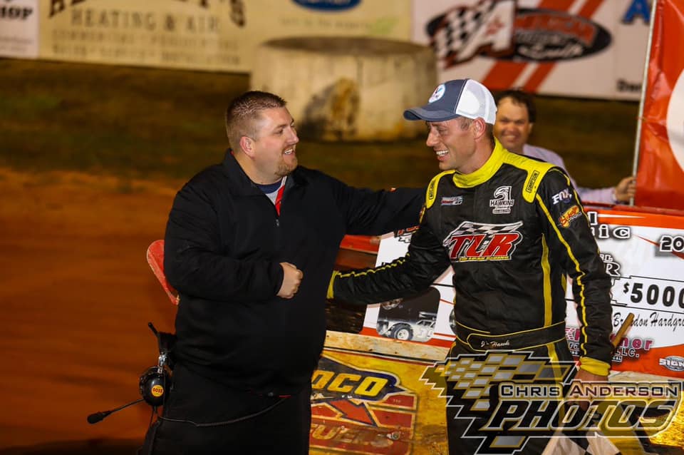 Rocket_Chassis's tweet photo. Congratulations to Jared Hawkins on his win in the Valvoline Iron Man Southern Series feature at Ponderosa Speedway!! ๐๐ฅ๐ #OrderRocketToday #RocketsStrikeAgain #XRWon https://t.co/sGI2n7oztG