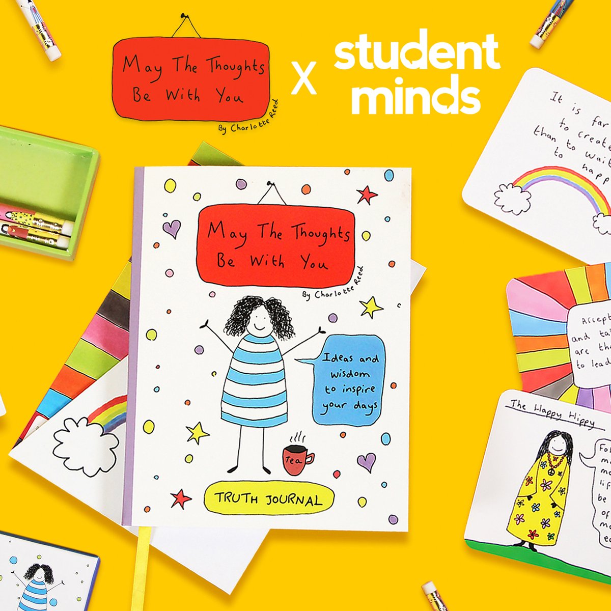 We've partnered with <a href="/StudentMindsOrg/">Student Minds</a>, the UK’s student mental health charity 🧡

A contribution of every sale from our @maythethoughts collection will go to Student Minds and their continued work to support the UK’s student community.

Take a look here: halfmoonbayshop.co.uk/collections/ma…