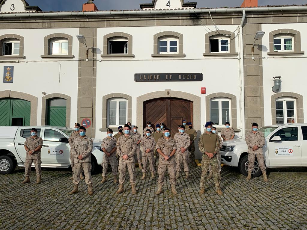 Armada_esp's tweet photo. La #UnidadDeBuceo de #Ferrol ha realizado un #Adiestramiento combinado con el Destacamento de Mergulhadores Sapadores n°1 de @MarinhaPT 🇵🇹 sobre técnicas de #Desactivación de #Explosivos, estrechando la #Cooperación entre los equipos #EOD de ambas unidades.

#SomosLaArmada🇪🇸⚓️ https://t.co/pMuqIouC56