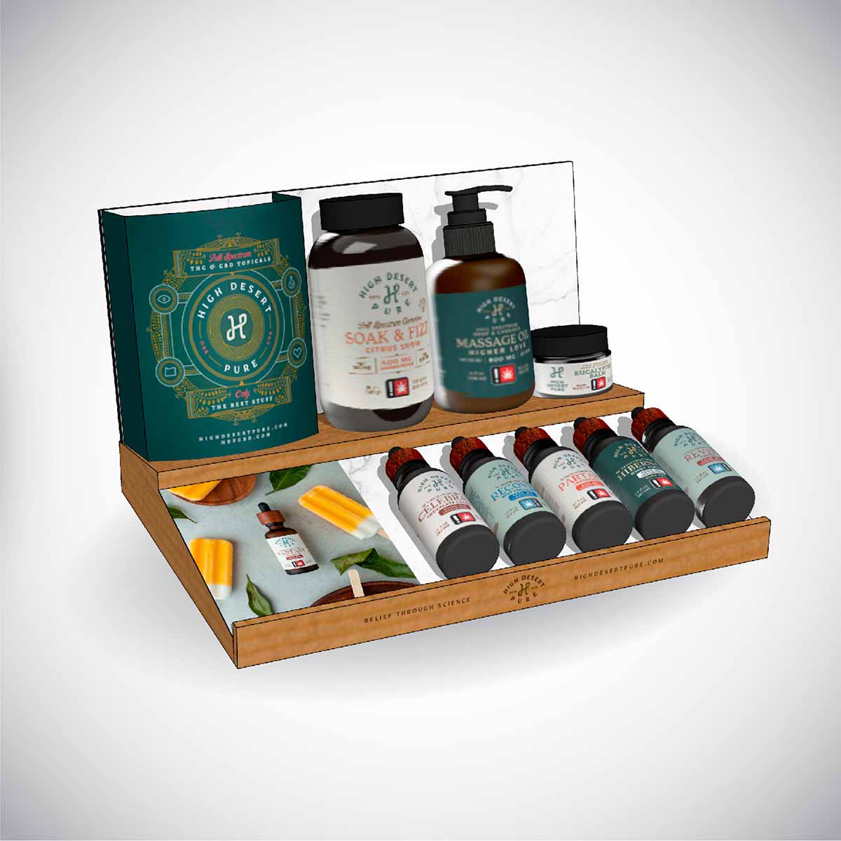 ForgeGraphic's tweet photo. Here’s a cool case study of some retail displays we did for @highdesertpure along with @bg_design_co. They needed to be flexible to merchandise their various tincture &amp; topical cannabis products, check ‘em out!
 
#weedislegal #printsolutions #wedoitall
 
https://t.co/LLp9TcUh9Z https://t.co/siP9eSMmvX
