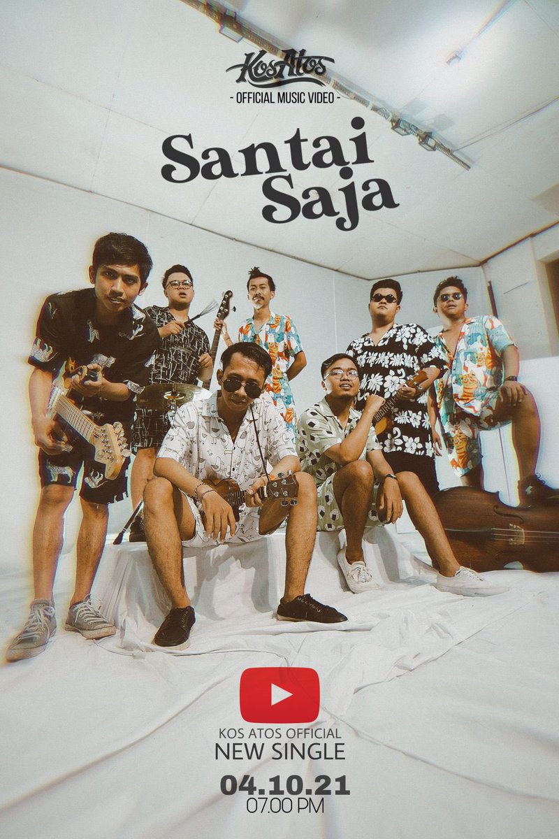 Kos_Atos's tweet photo. “KOS ATOS - Santai Saja” sudah bisa dinikmati di YouTube channel KOS ATOS OFFICIAL!

https://t.co/IRwwxu4JRn  

Hang on our tagline🍻
#KeroncongkanSekitarmu https://t.co/TGHCRJg6XP