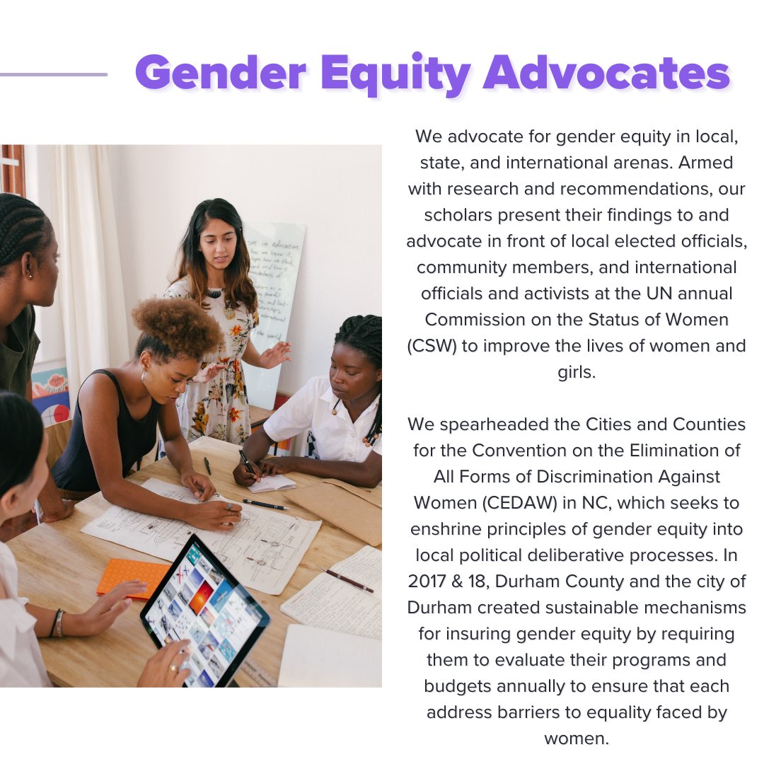 WomenNC's tweet photo. THIS is WomenNC! ๐ ๐
1. Our signature Leadership Training Program
2. We are advocates for gender equity
3. We provide community education in hopes to eliminate any and all forms of discrimination
#WomenNC #LeadershipTrainingProgram #WNCScholars #genderadvocates #equity https://t.co/ws6rprnytl