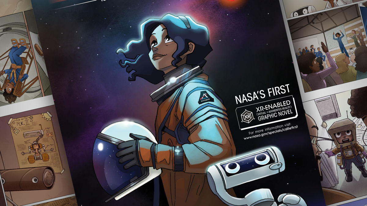 LearnWithNASA's tweet photo. ✨ It's #WorldSpaceWeek!

This year's theme celebrates “Women in Space.” 👩🏾‍🚀👩🏻‍🚀👩🏼‍🚀

Keep an eye on @WorldSpaceWeek for events, resources &amp; more.

Ready to inspire the #Artemis generation? Check out the new interactive graphic novel "First Woman"! https://t.co/Xtse8S3Cn5 https://t.co/YtiNk3V0mS