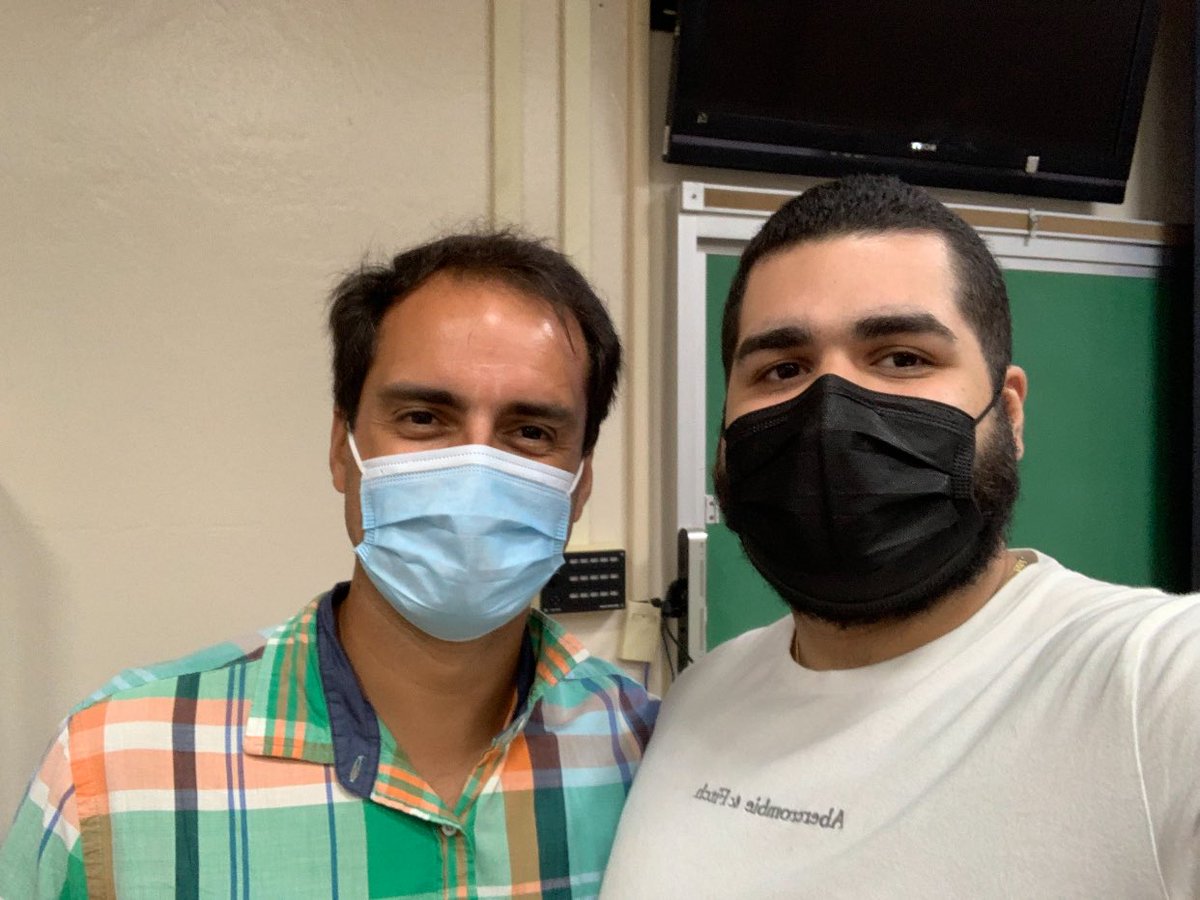Jonathan Moran (@jonathanmoranpr) on Twitter photo Such a pleasure to learn some neuroscience history and intricacies of synaptic transmission from one of the greatest minds PR has to offer. Thanks for being a guest speaker in our neuroscience class!🇵🇷
<a href="/dacolon/">Daniel Colón Ramos</a> Such a pleasure to learn some neuroscience history and intricacies of synaptic transmission from one of the greatest minds PR has to offer. Thanks for being a guest speaker in our neuroscience class!🇵🇷
<a href="/dacolon/">Daniel Colón Ramos</a>