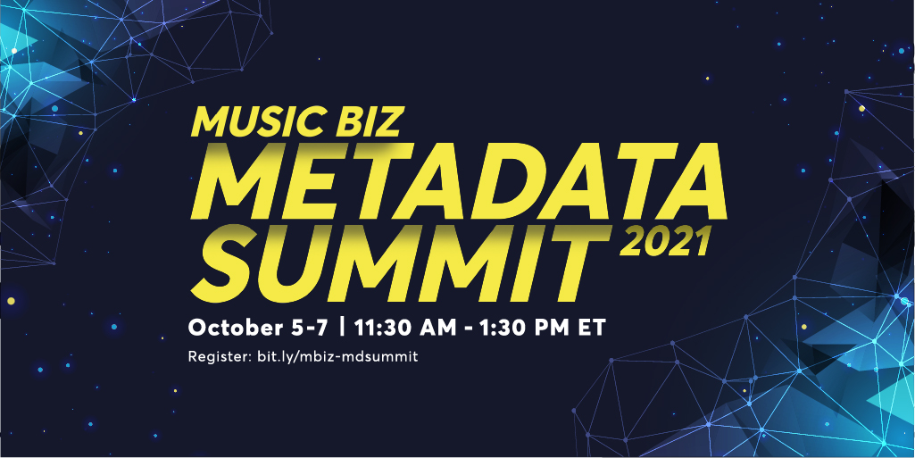 SoundExchange's tweet photo. Join us at the @MusicBizAssoc #MetadataSummit where you’ll hear from industry experts who are working to improve music metadata collection & reporting, so that artists are properly compensated for their work and can reach their next diehard fans! https://t.co/aGlR6sRO3e https://t.co/Swef75bsmj