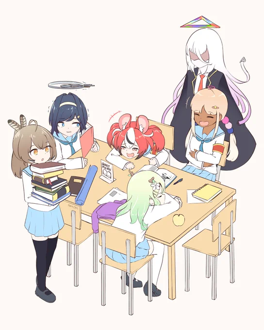 council school life, a library meeting
#omegallery  #FineFaunart #illuStrayBAE 
#galaxillust #kronillust #drawMEI 
