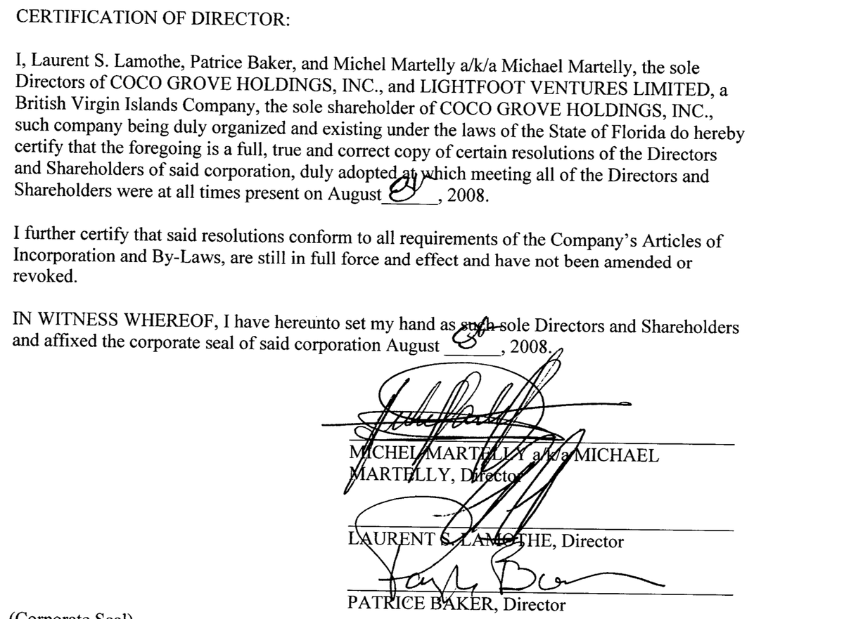 JakobJohnston's tweet photo. Former Haitian Prime Minister Laurent Lamothe is among those named in the Pandora Papers leak. He remained the beneficial owner of a BVI company, Lightfoot Ventures, while in office. Also connected to Lightfoot: former President Michel (aka Michael) Martelly. https://t.co/0lrM7fYNcG