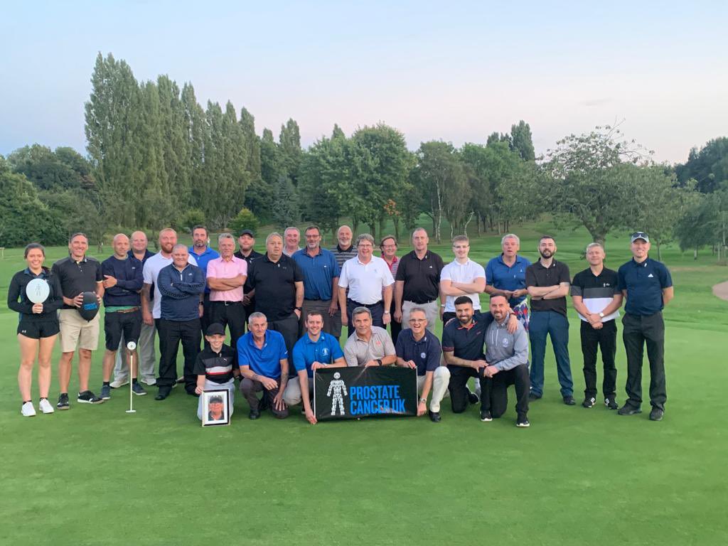Formbend_LTD's tweet photo. We got together for a team golf day in loving memory of our Production Director, Paul Welborn. Great turn out raising £2,179.80 for Prostrate Cancer. Thanks to all! #charitygolfday #CancerAwareness https://t.co/ZmrRDpTrz1
