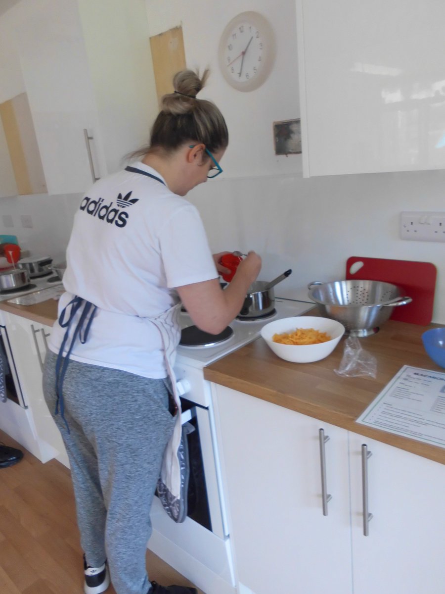 HawthornFlc's tweet photo. We have loved running our "Cooking on a Budget" group today and having our parents back with us.

"This is the 1st parent I have met since my son was born, it has been SO nice!" 

"This has been my best day at work since before Covid, I feel emotional" #ChallengePovertyWeek https://t.co/lZF78aFGZY