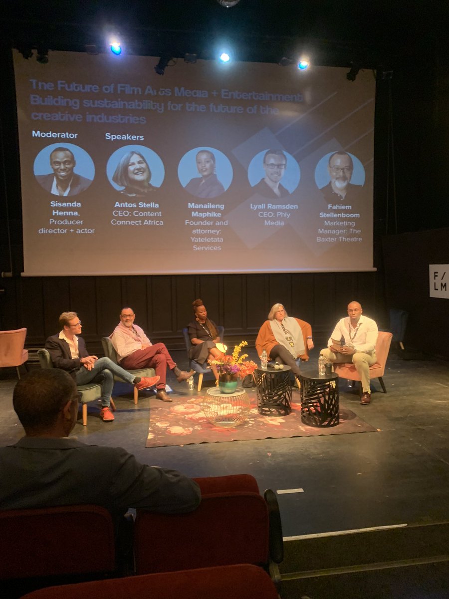 FAME Week Africa (@fameweekafrica) on Twitter photo It’s a been an incredibly insightful and inspiring day at Gallery 44 for #FAMEWeekAfrica | The Conference. Here is our last panel for the day discussing the future of #Film, #Art, #Media & #Entertainment <a href="/SisandaHenna/">Sisanda Henna</a>, <a href="/antosstella/">Antos Stella</a>, @_manaileng, <a href="/LyallRamsden/">Holistic_Hexican</a> & Faheim Stellenboom It’s a been an incredibly insightful and inspiring day at Gallery 44 for #FAMEWeekAfrica | The Conference. Here is our last panel for the day discussing the future of #Film, #Art, #Media & #Entertainment <a href="/SisandaHenna/">Sisanda Henna</a>, <a href="/antosstella/">Antos Stella</a>, @_manaileng, <a href="/LyallRamsden/">Holistic_Hexican</a> & Faheim Stellenboom