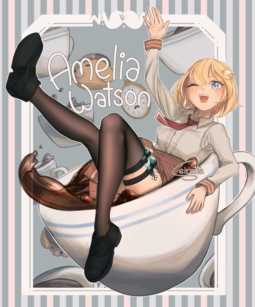 seirettes's tweet photo. Teacup-sized Amelia for Teamates!🍵
#ameliaRT https://t.co/EWKZ28vEPu