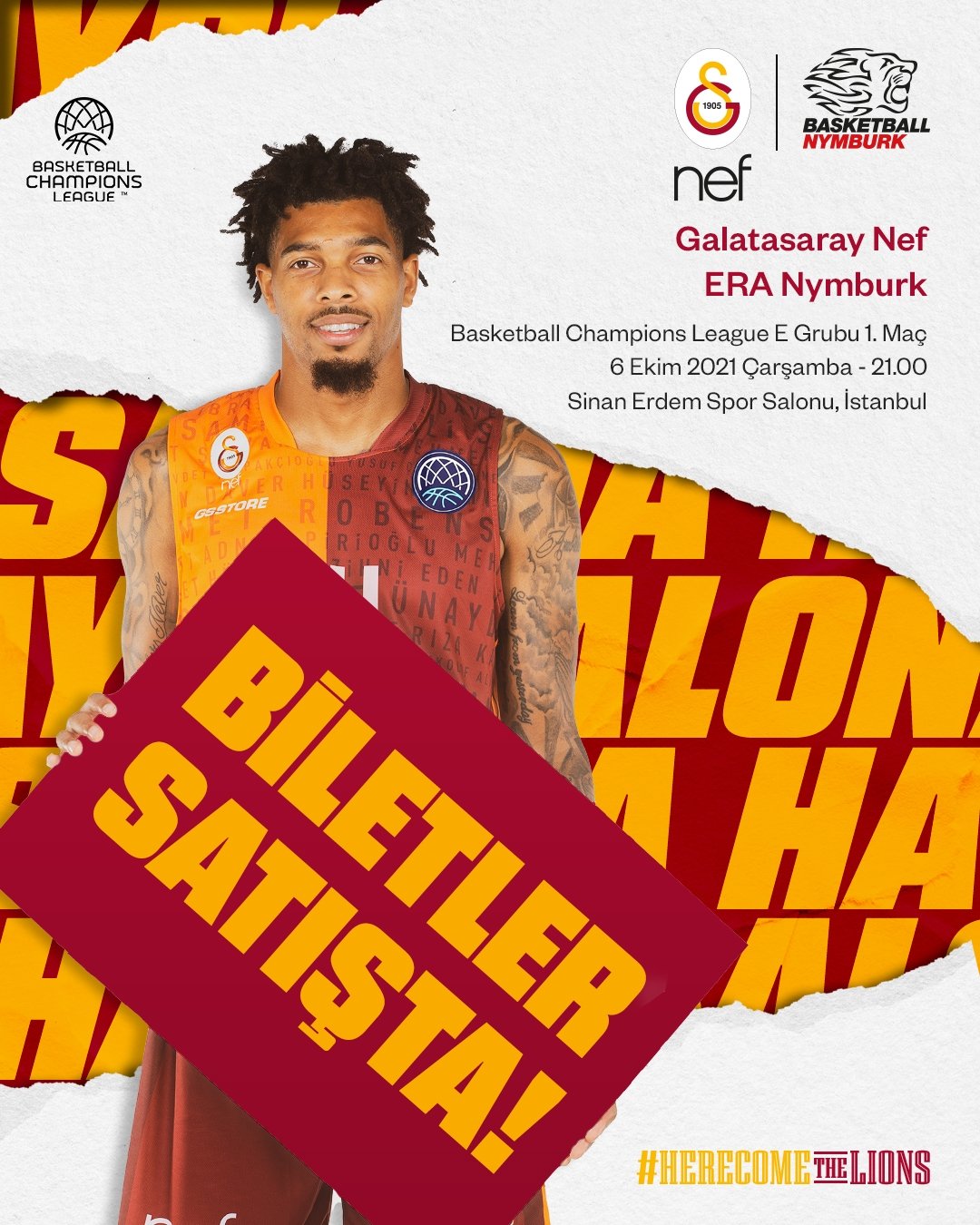 Galatasaray Basketbol On Twitter Galatasaray Nef In 2021 2022 Basketball Champions League Seruveni Basliyor Era Nymburk Maci Biletleri Simdi Satista Detaylar Ve Bilet Satin Almak Icin Https T Co Ibansxfc9c Https T Co Xpudgzoyo8