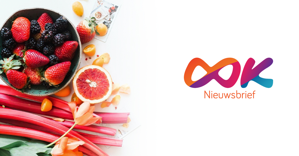 Iedere maand versturen wij het OOK Nieuws. In editie 9 is meer te vinden over voeding bij kanker, smaakverandering en de nieuwste uitbreiding van onze dienstverlening. Wil je meer weten? Klik dan op de onderstaande link: 

bit.ly/2YmCci5