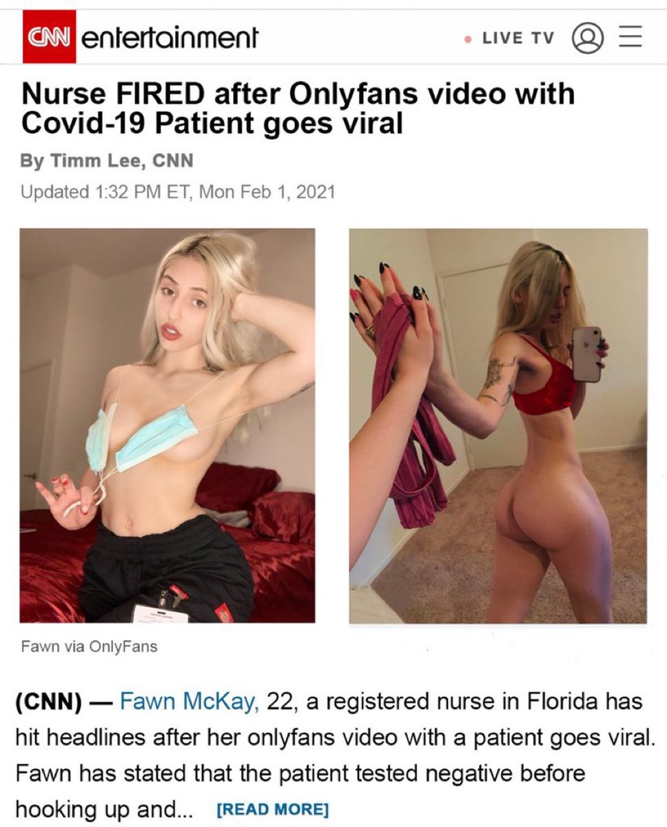 This nurse got fired after hooking up with a COVID-19 patient. 👀 ↓. onlyfa...