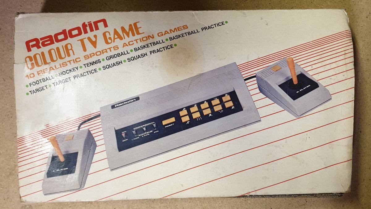 Retro70sChild's tweet photo. ๐ฎFound my old Radofin TV Sports games console. Needs some repair work before switching on. ๐น๏ธ
.
.
#Radofin #TvGame #retroconsole #RetroGaming #retrogamer #retrocomputergames #vintagegaming #Pong #ColourTvGame #loftfind #MadeInHongKong
https://t.co/fcpYBO0wHG https://t.co/L1UaD6WYjZ