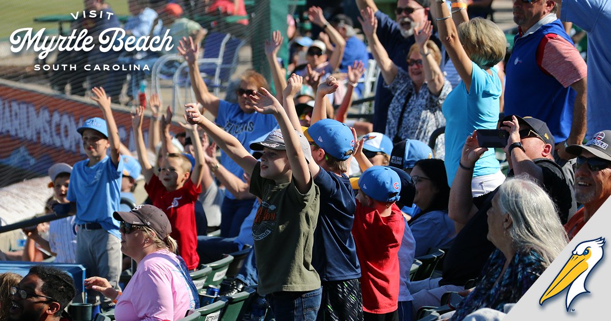 Pelicanbaseball's tweet photo. Looking back on a great summer in Myrtle Beach, thanks to everyone who made the trip to #VisitMB!

@MyMyrtleBeach | #MyMyrtleBeach https://t.co/epmfxiPiBv
