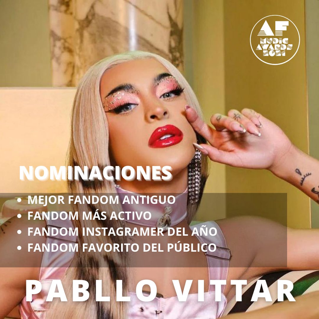 AFandomsPy's tweet photo. 🚨 FANDOM INSTAGRAMER DEL AÑO 🚨
¿Cuál es tu favorito? #AFMAs
🔗 https://t.co/OcnVc1rT7d https://t.co/XB4Lp2toiT