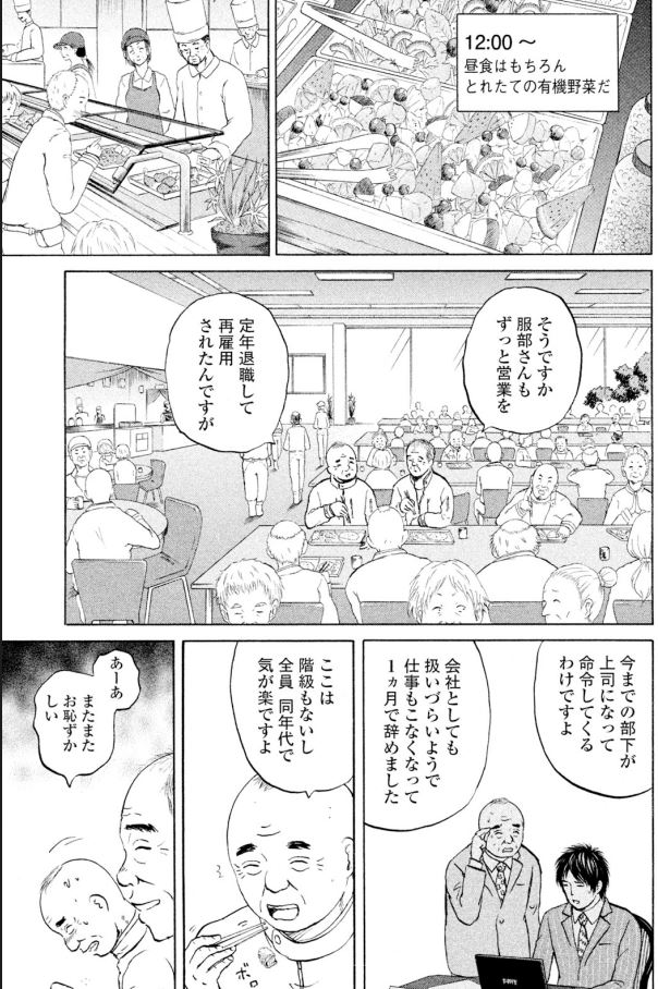 定年退職後に再雇用してくれる
「究極のホワイト企業」はこんなところ

みんな楽しく仕事して福利も充実・・・ここは天国?

でもその裏側は?

2/3 