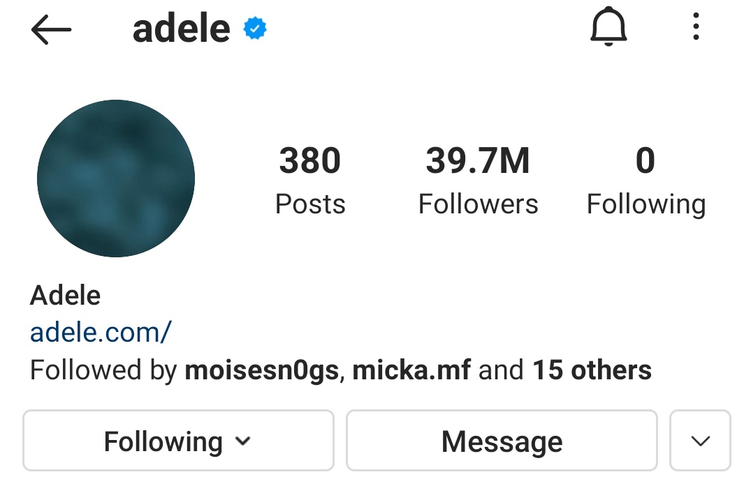 adeledailynet's tweet image. Adele has changed her biography on Instagram.

adele.com

#Adele30 
#AdeleIsBack