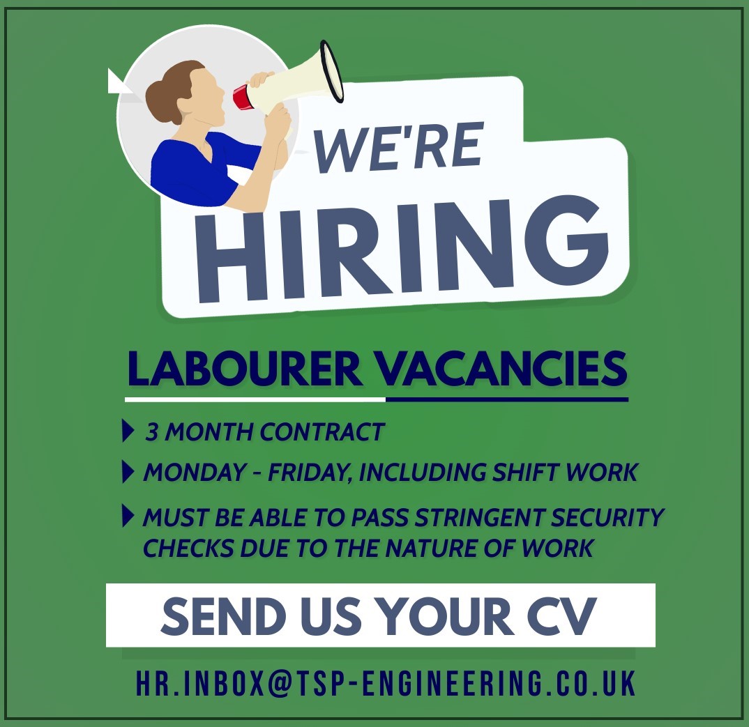 TSPEngineering's tweet image. Are you, or someone you know, looking for an exciting opportunity? 👀🎉 Work alongside an award-winning team, delivering some of the largest most exciting projects in the UK! To apply email: hr.inbox@tsp-engineering.co.uk