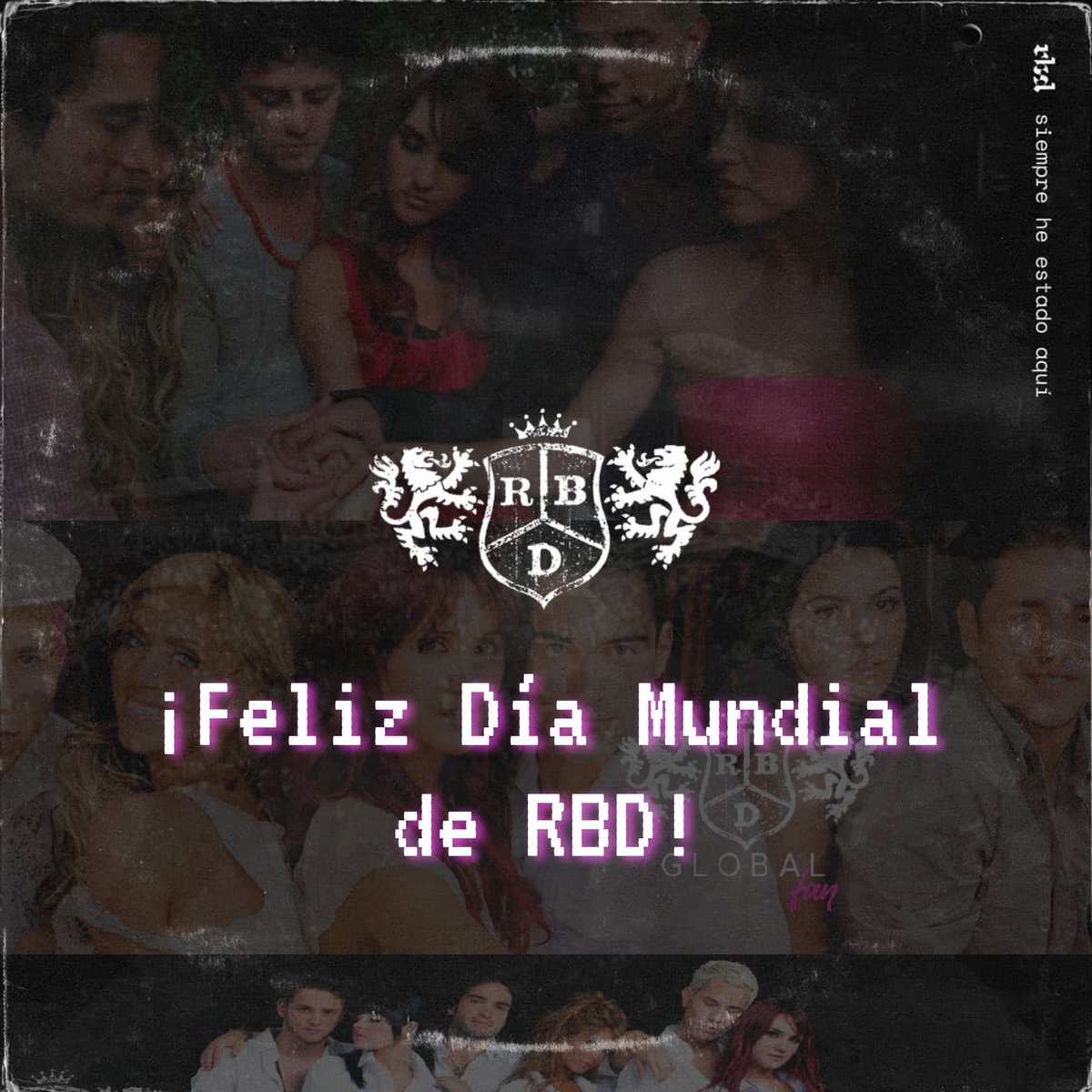 RBDGlobalFan's tweet photo. ¡Diecisiete años juntos! ¡Feliz día mundial de #RBD! Vamos a seguir  cumpliendo sueños junto a los ❤ de 6 personas que no han dejado de latir jamás 🥰. 
#RBDDay #RBD17 
@RBD_oficial 
@Anahi @christopheruck @christiancha @maiteperroni @ponchohd @DulceMaria https://t.co/LGGaDHZokG