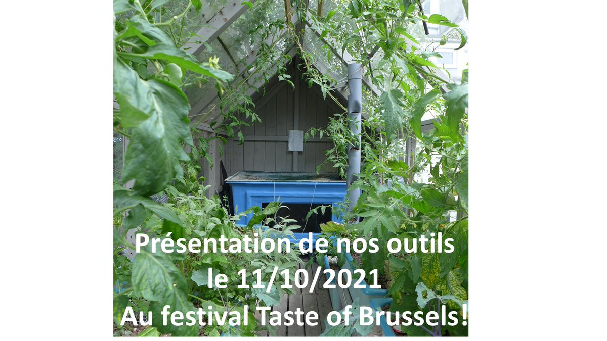 Venez découvrir les outils de monitoring et de design de systèmes aquaponics le 11/10 à Bruxelles!

Infos et inscriptions ici!

1819.brussels/evenements/tas…
