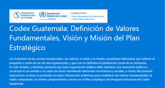 codexguatemala1's tweet photo. Guatemala está iniciando esta semana la formulación del Plan Estratégico, que orientara las acciones del Comité Nacional, con el apoyo de expertos de OMS. #OMS #Codexalimentarius 1/2 https://t.co/9knEEWgsNc
