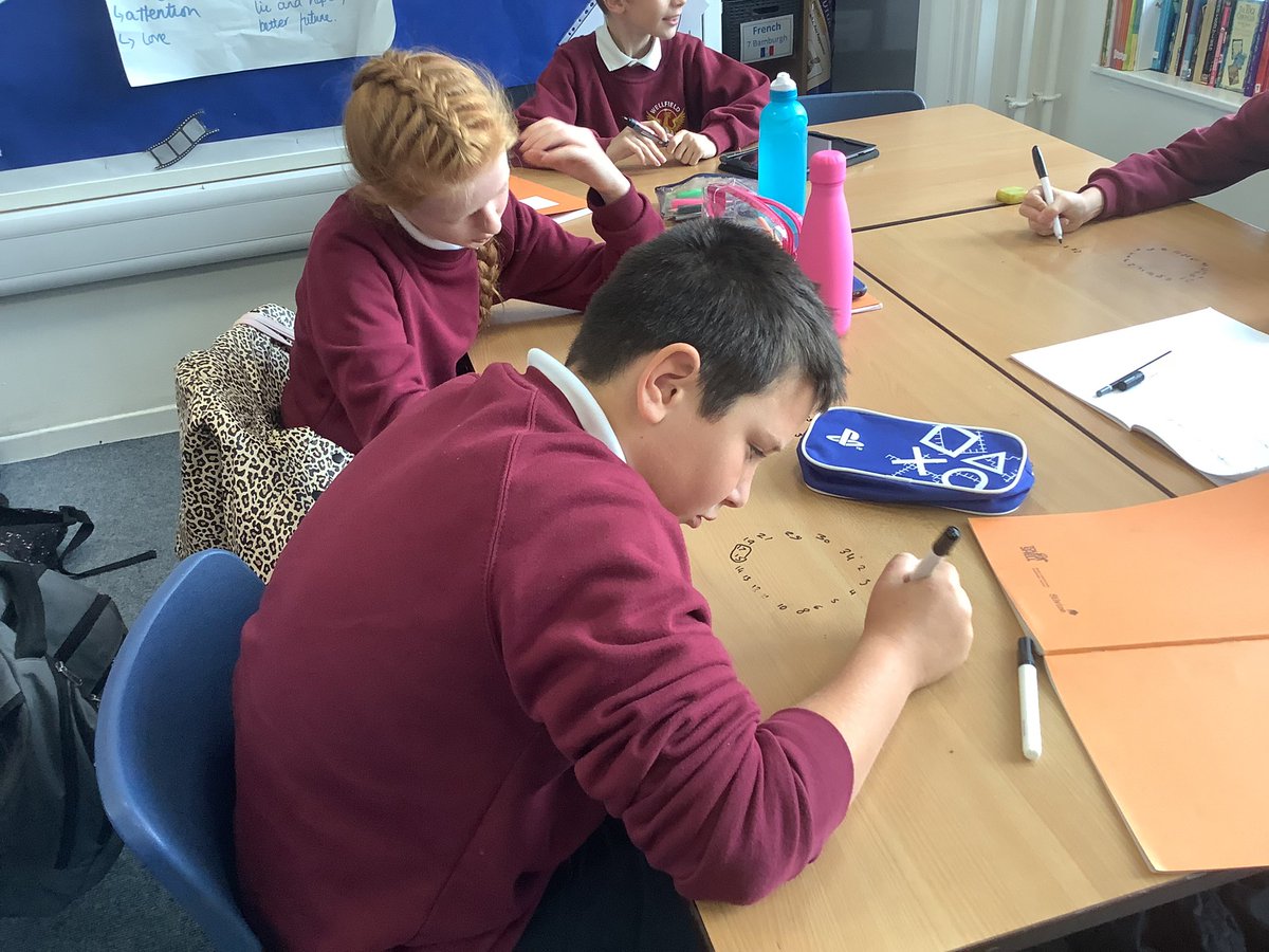 WellfieldMiddle's tweet photo. Y7 have been creating cycling squares. Each cycle of pairs added together to make a squared number. The looks of focus, resilience and teamwork are shown! #WMSMaths https://t.co/VwndF1odrV