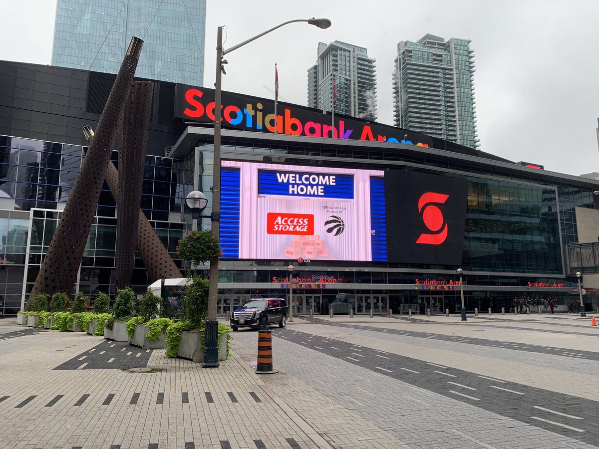 OK, so not the best 24 hours in Toronto sports, but some good news: In 8 hrs or so the Raptors will play here for the first time in 585 days.
