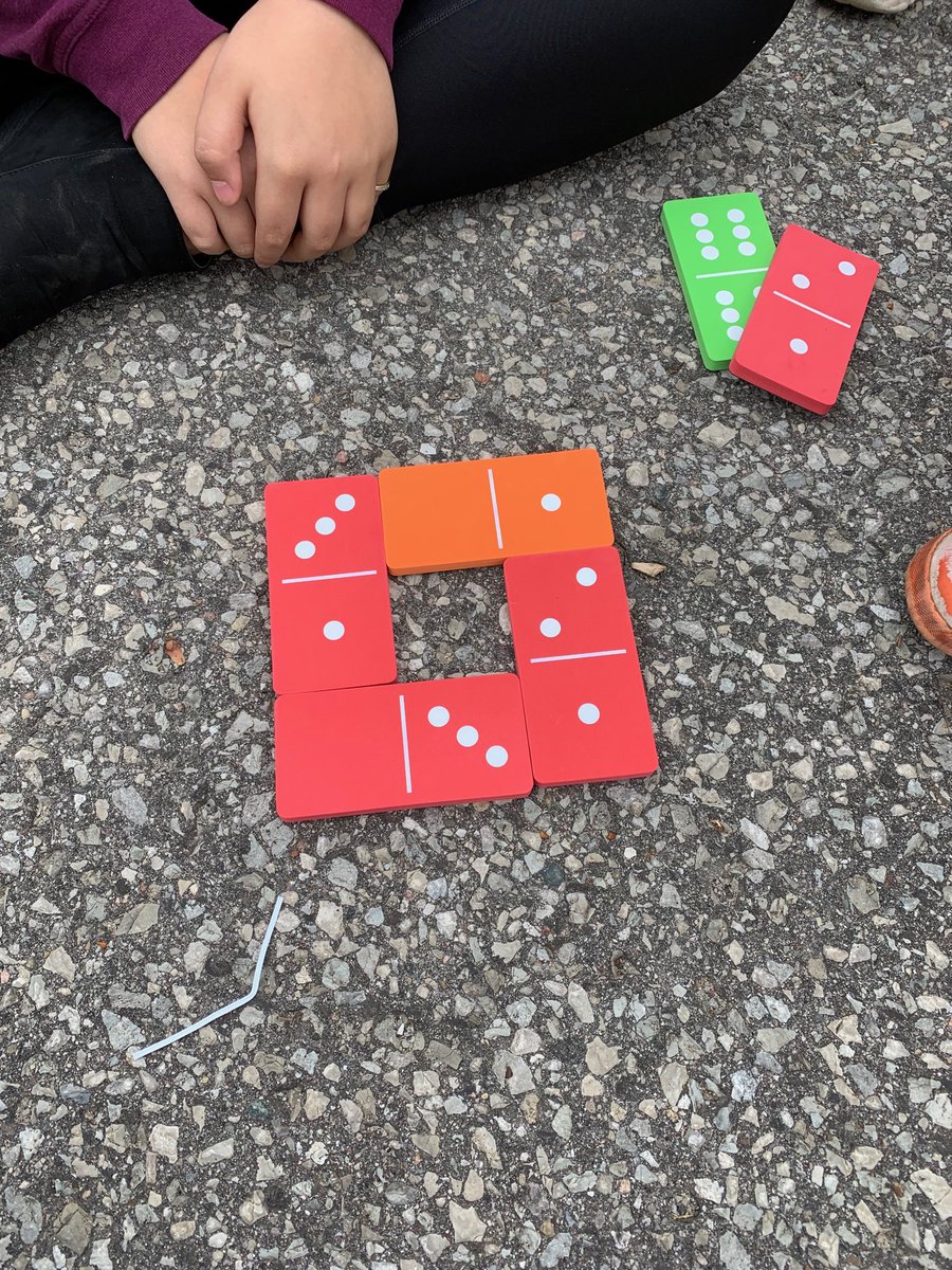 MmeLouisGr2's tweet photo. Got a Math outdoor kit at your school? Try a few games like the dominoes keepers addition or domino magic squares. Had so much fun with these Gr.3/4 students this morning ⁦⁦@MmeRaphael⁩ ⁦@oakleybarrie⁩ ⁦@scdsbmath⁩ ⁦@actionbonnie⁩ https://t.co/ukd005SwR9