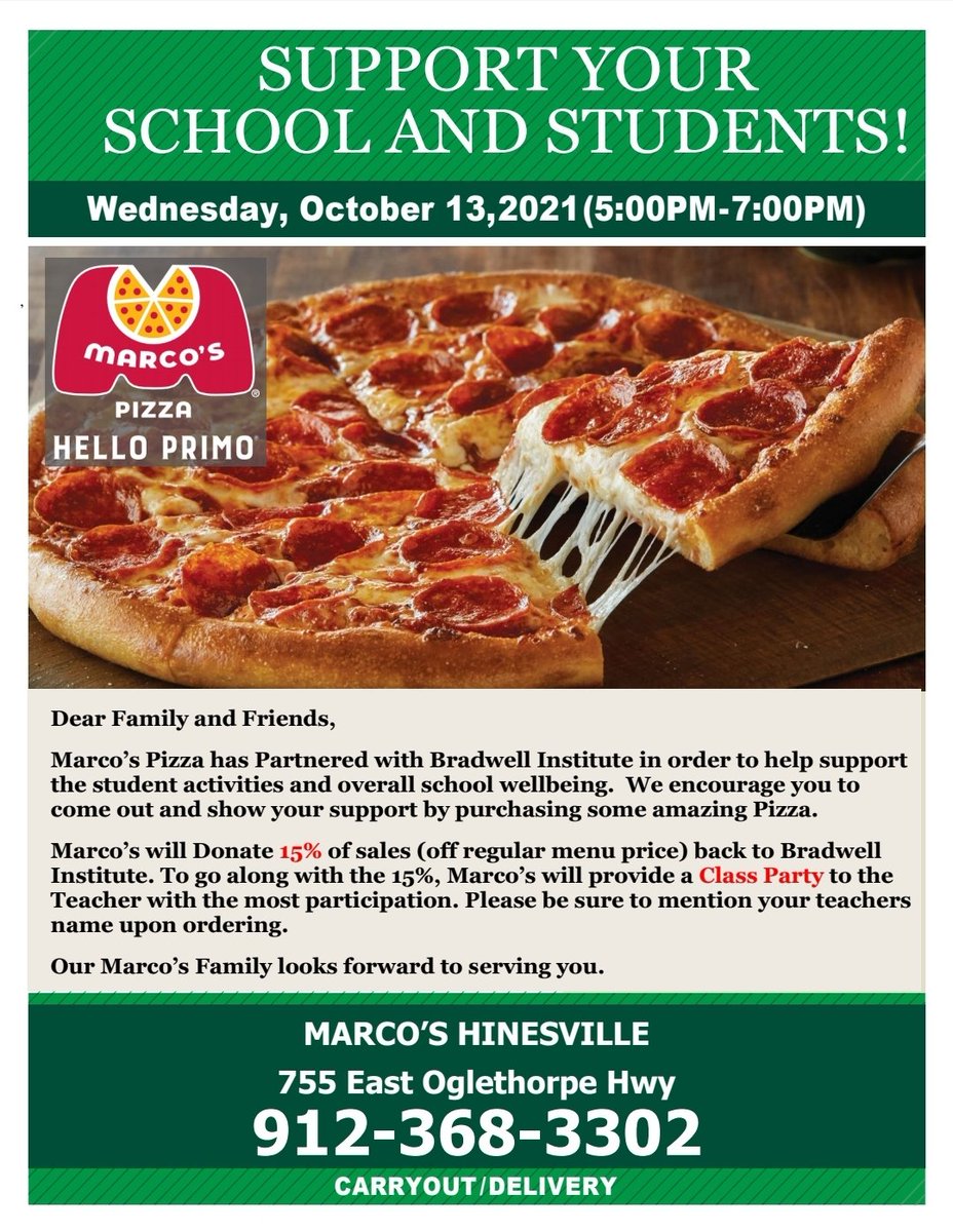 BIParentEngage's tweet photo. Please come out and support @BIParentEngage @BradwellTigers October 13th 5pm -7pm #pizzafordinner🍕#supportBI @LibertyCoSchool @itsclane https://t.co/uizDFB5qxF