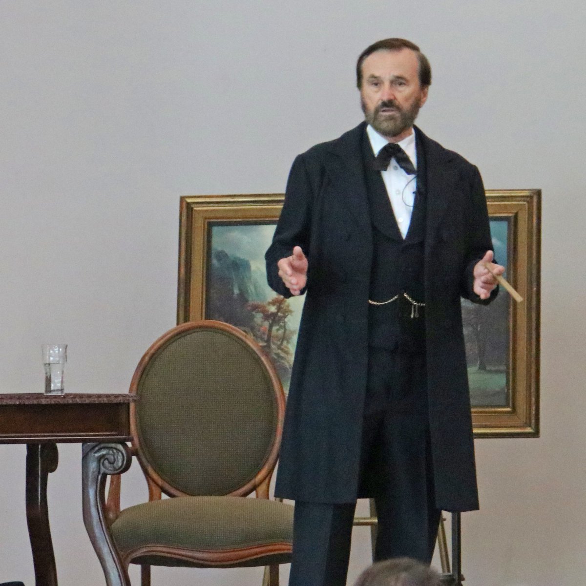 papillion150's tweet photo. Grant and Twain: The Men and The Memoirs was an excellent performance yesterday! It was fantastic to get a glimpse of the era when Papillion would have been in its infancy. Thank you to all who attended and all who helped make this Papillion 150 event happen! https://t.co/kvkgApJmX8