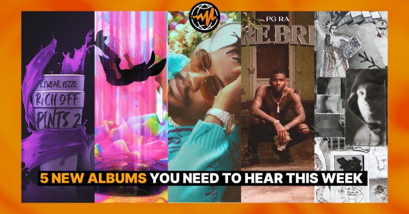 audiomack's tweet photo. Step into a new musical world.
5 New Albums You Need to Hear This week.