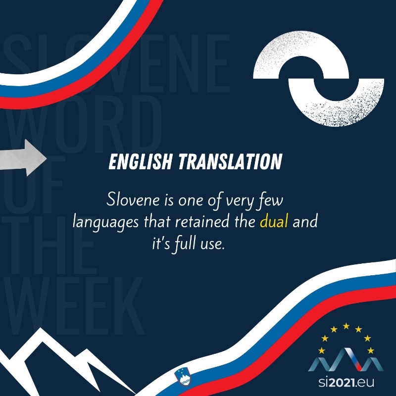 EUInterpreters's tweet photo. #dvojina 💕 is our #SloveneWordOfTheWeek
Swipe ⏩ right to find out what it means
Join us each Monday to learn a new word in Slovenian!
@EKvSloveniji @Europarl_SL @EU2021SI
