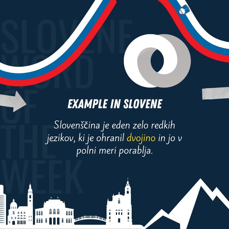 EUInterpreters's tweet photo. #dvojina 💕 is our #SloveneWordOfTheWeek
Swipe ⏩ right to find out what it means
Join us each Monday to learn a new word in Slovenian!
@EKvSloveniji @Europarl_SL @EU2021SI