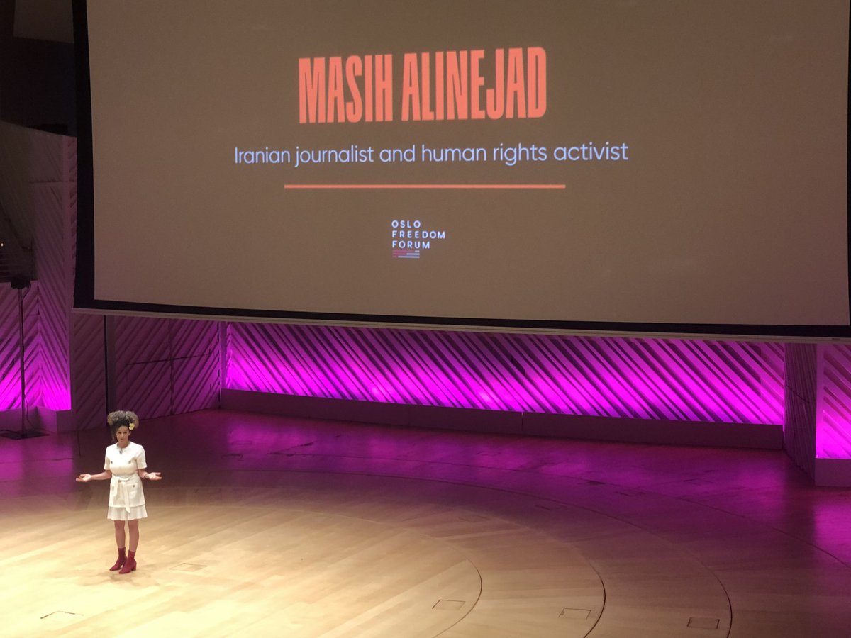 HafzaGrdp's tweet image. One of the strongest, BIGGEST:))) and noisiest good troubles,
 @AlinejadMasih:
“I challenge the violation of freedom of choice, I escaped and they attempted to abduct me in Brooklyn!”
Isn’t it the same for all dictatorships and dissidents?!
@OsloFF #Oslo2021 #truthignited