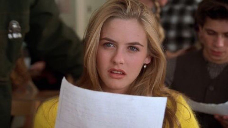 Happy birthday Alicia Silverstone. Clueless is one of my favorite gateways to the 90s. 