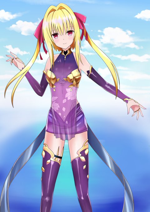 #金色の闇
#ToLOVEる  
今月は極力毎日ヤミちゃん描きたい
4日目

過去作を上げてごまかす(笑)
カーマコスプレ、ヤミちゃん 