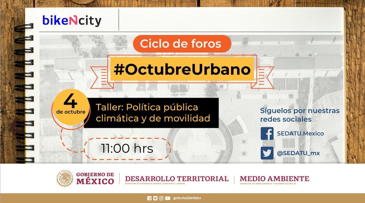 manualcallesmx's tweet image. Inicia #OctubreUrbano y te invitamos a participar en el taller ✨Política Pública climática y de movilidad ✨ 👇🤓
us02web.zoom.us/webinar/regist…