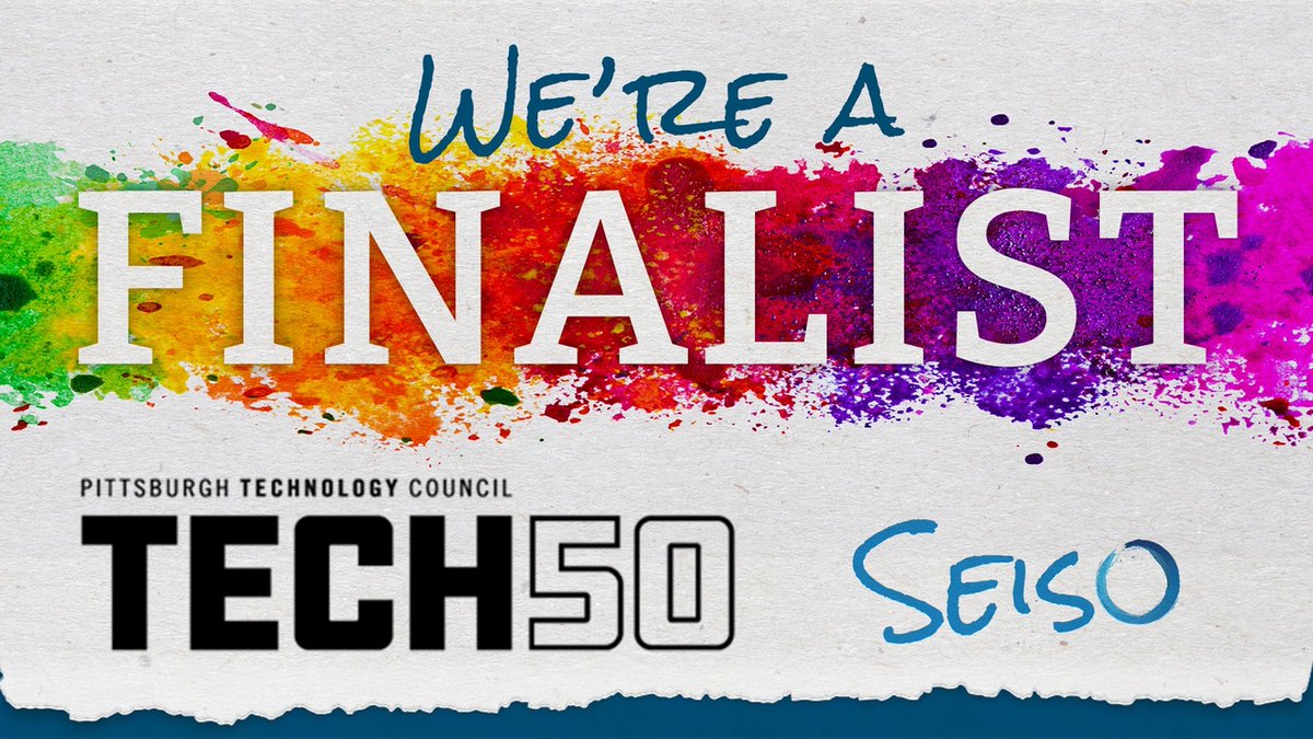 SeisoLLC's tweet photo. Excited to announce that Seiso is a @pghtech Tech 50 Finalist!

It's an honor to be given this recognition, and we look forward to sponsoring the #2021Tech50 on November 10.

Congrats to all other finalists! https://t.co/NDbAQLojQS