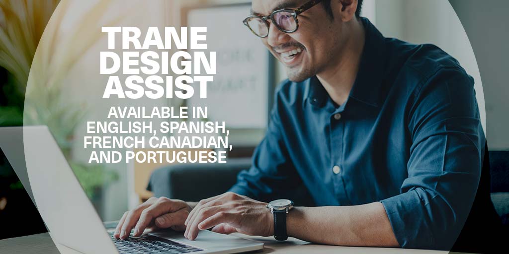 TraneCommercial's tweet image. Now available in English, Spanish, French Canadian and Portuguese, Trane Design Assist gives users the power to design, collaborate and export documentation for #BuildingAutomationSystems projects of all sizes, regardless of brand. Learn more at tranedesignassist.com.
