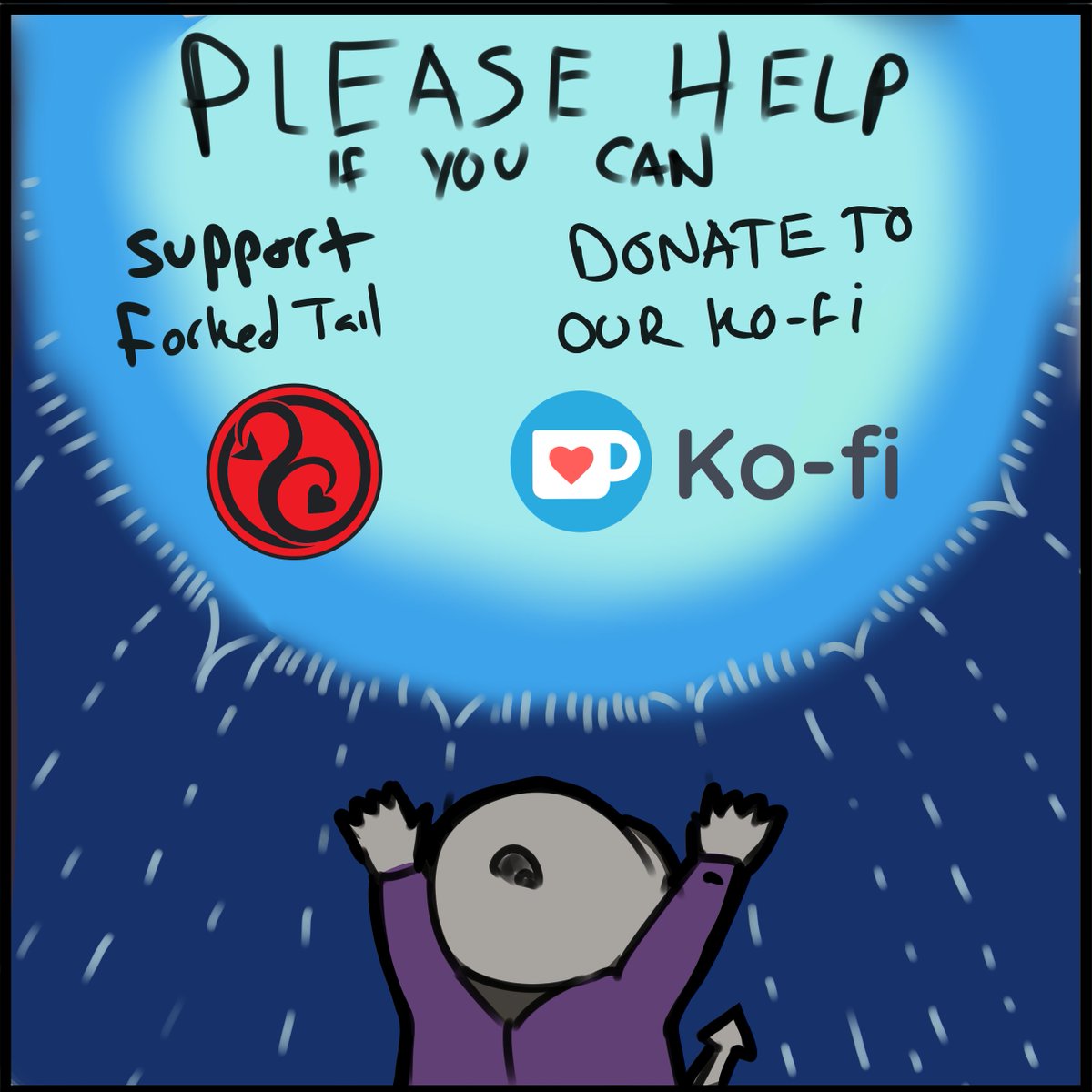 ko-fi.com/forkedtail Thank you to everyone who has stuck with us, we greatly appreciate it and hope you continue to be part of the community.

You can sub to us at: patreon.com/ForkedTail subscribestar.adult/forkedtail forkedtail.fanbox.cc