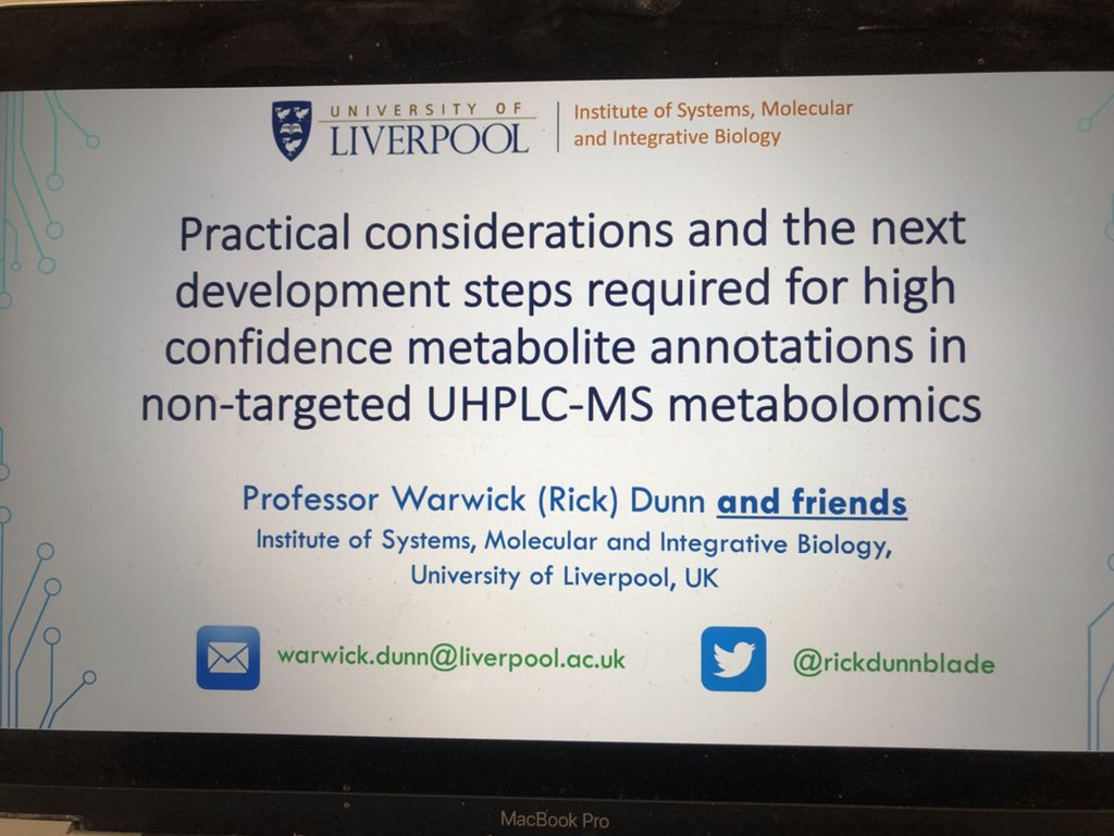 rickdunnblade's tweet photo. Looking forward to plenary lecture at #ICNTS in 15 minutes #metaboliteannotation https://t.co/bh0EG1wpyq