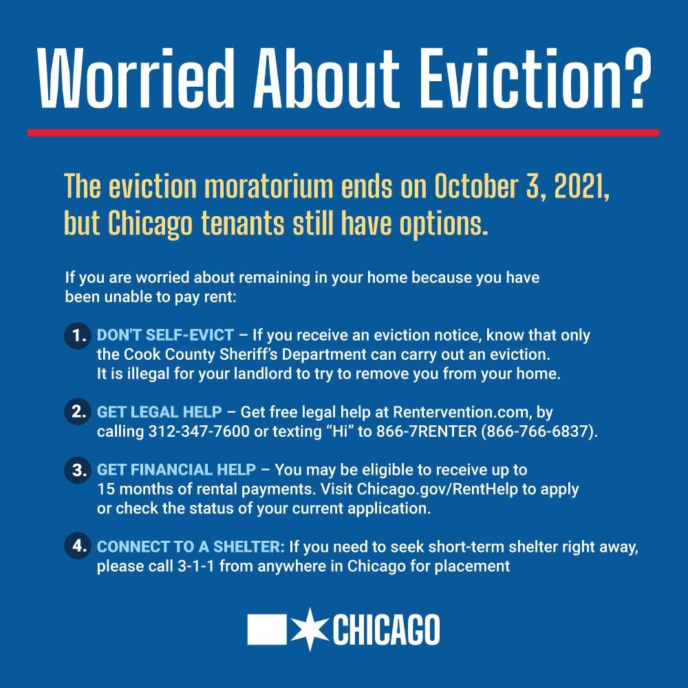 While the IL moratorium on evictions ended yesterday, there are resources for help available! 

Starting TODAY, October 4th, you can head to loom.ly/hisw3MU to find out if you qualify for up to 18 months of rental and utility assistance! #evictions #help
