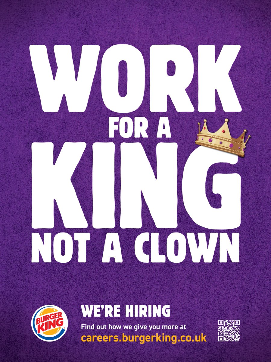 We love making wonderful work that works. And our creative team are exceptional. But even we're pleasantly surprised at how much positivity our work for Burger King is getting. Great clients and great work, what more could you ask for? #EmployerBrand #GreatClients #marketing