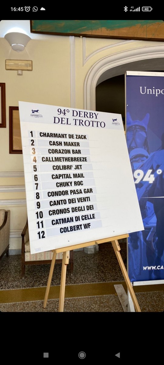CentroDelle's tweet photo. Charmant de Zack,partente col N.1 all' @IppodromoRoma per il 94° Derby del Trotto
#trotto #derbydeltrotto 
@gabrielebusso https://t.co/DzlJHVZ1Mr