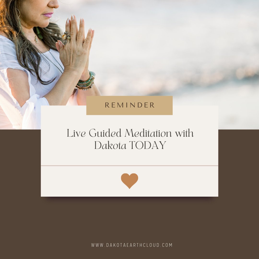 It's not too late to join us for today's live guided meditation. 

At 3 pm we'll be exploring the depth of gratitude and at 8 pm we'll dig into our shadow soul.

Here's a link to register, I hope to see you there:dakotaearthcloud.com/live-events-re…

#gaiawisdom #meditation #gratitude