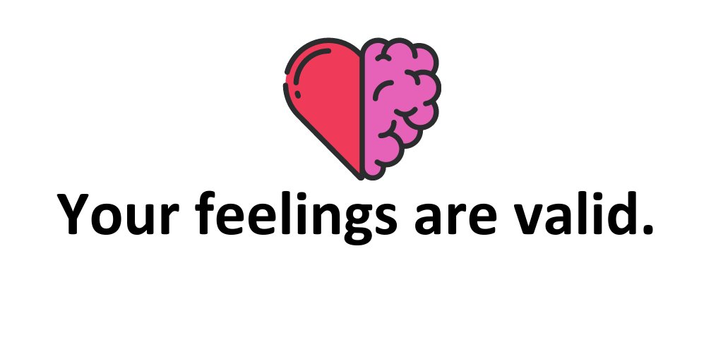 APAHealthyMinds's tweet photo. #MotivationMonday: Your feelings are valid. https://t.co/WQwR574HT9