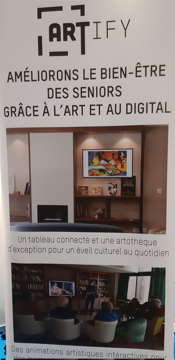 K_Rousseau78's tweet photo. 📚Coup de cœur pour @Artify_fr salon #etonomy le digital au service de l'art et des séniors. Il n'y a pas d'âge pour se cultiver ...qu'en pensez-vous ❓❗#arttech #innovations #senior #residenceservicesenior #EHPAD https://t.co/HSFUts1JdV