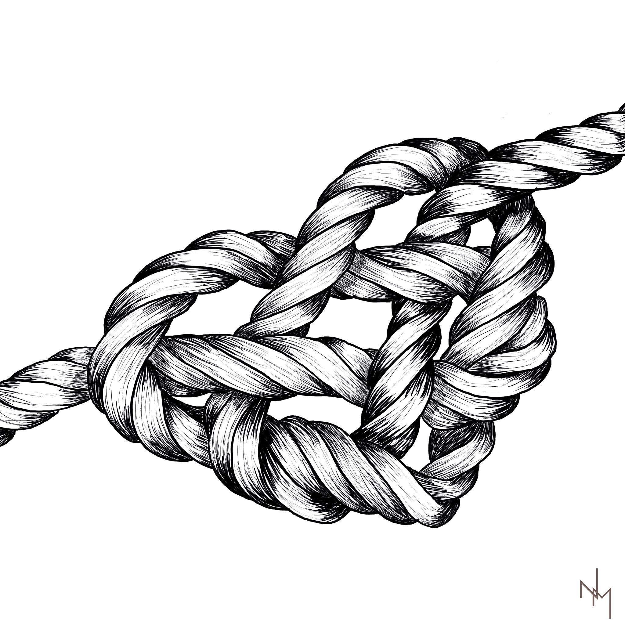 knot drawing